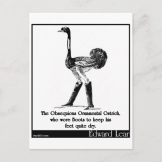 Postal El Obsequio Ostrich Ornamental