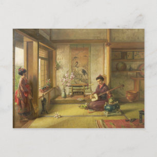 Postal El obturador callejero (aceite sobre lienzo)