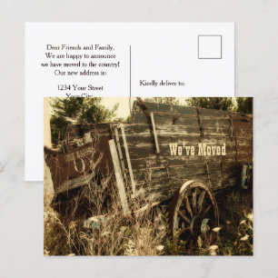 Postal El Occidente del Occidente se mueve el vagón de la