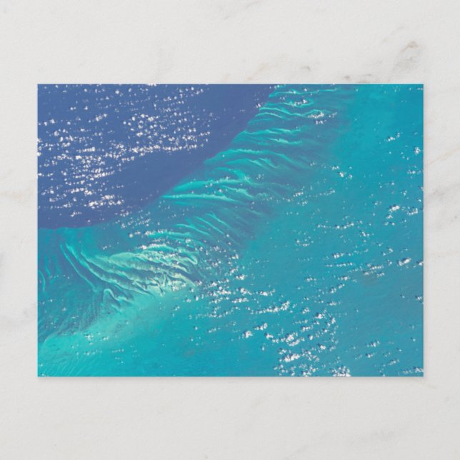 Postal El Océano Atlántico Frente A La Costa De Las Baham (Anverso)