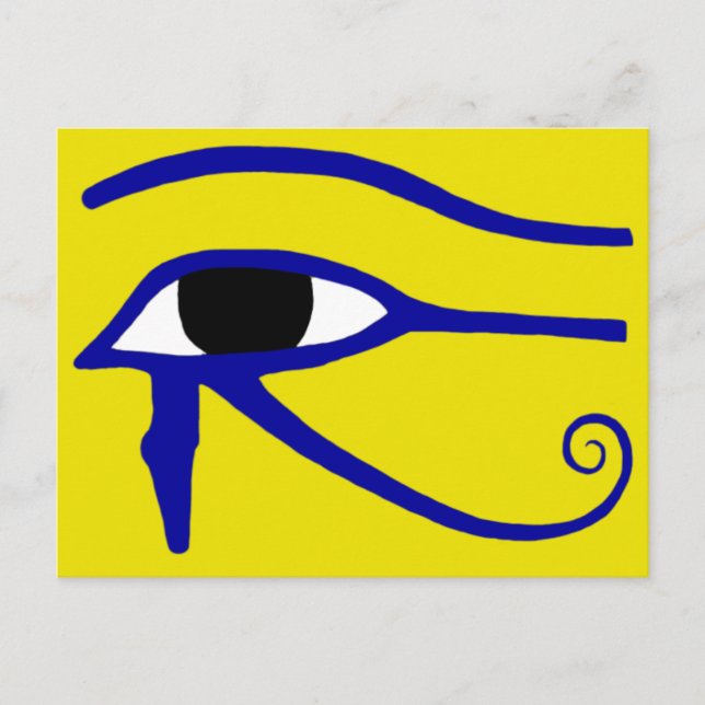 Postal El ojo de Horus (Anverso)