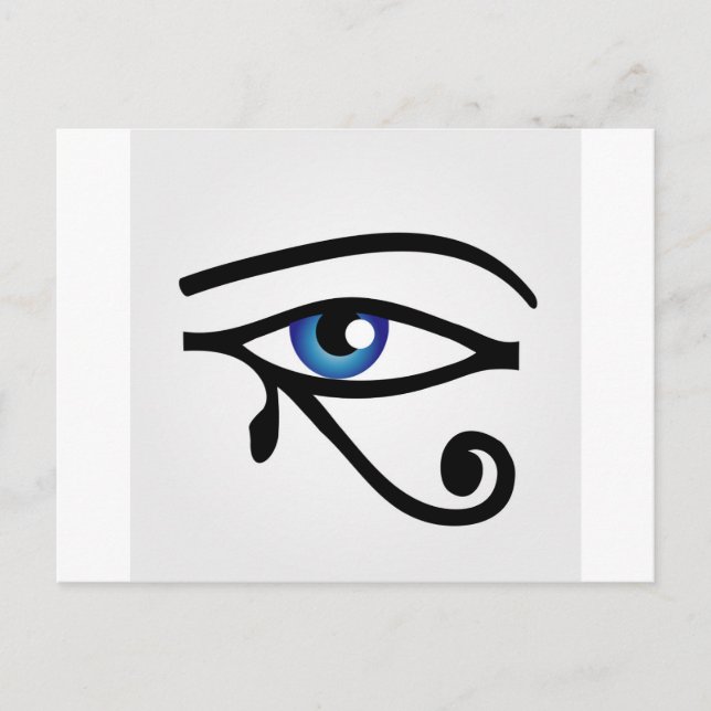 Postal El ojo de Horus (Anverso)