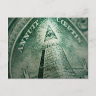 Postal El ojo de Illuminati
