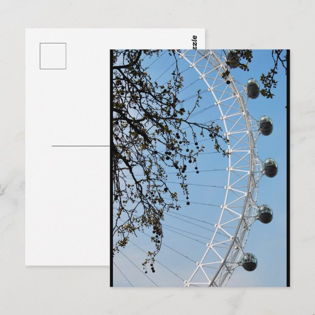 Postal El Ojo en Otoño (Anverso / Reverso)