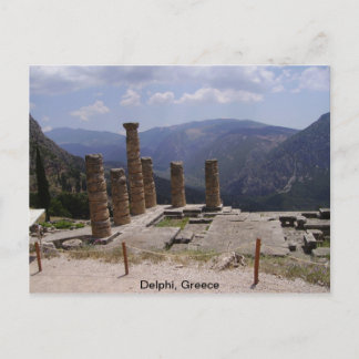 Postal El "Oráculo de Delfos"