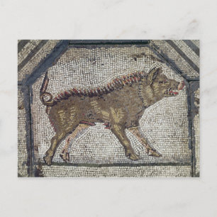 Postal El orfeo encantando a los animales