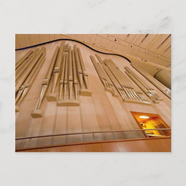 Postal El órgano de pipa más grande de China (Anverso)