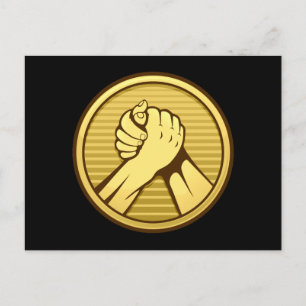 Postal El oro de la lucha armada