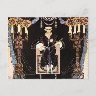 Postal El oscuro príncipe nórdico de Kay NIelsen
