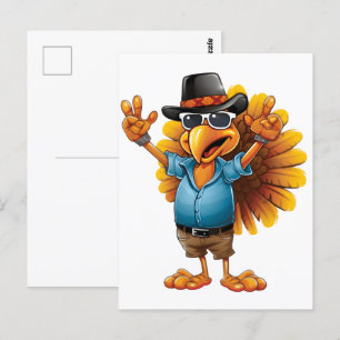Postal El otoño boreal aburrido Turquía: Celebrando el ot