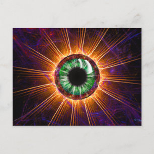 Postal El otro arte fractal visual de Tesla