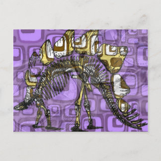 Postal "El otro dinosaurio morado"