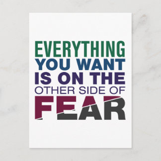 Postal El otro lado del miedo