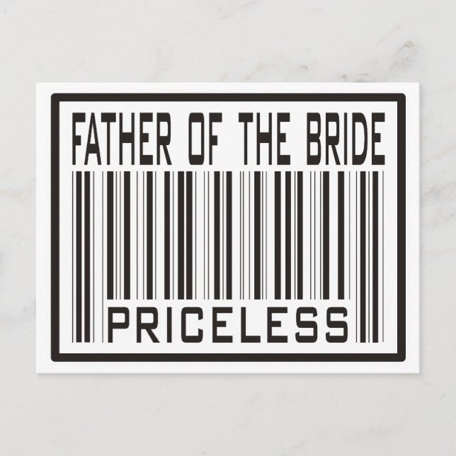 Postal El padre de la novia sin precio (Anverso)