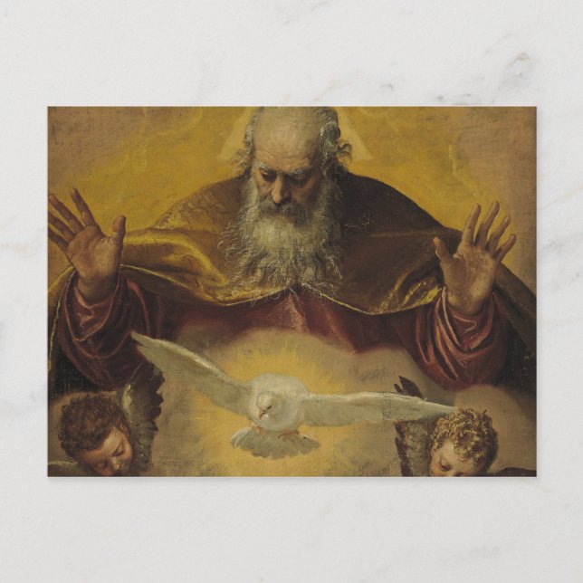 Postal El Padre Eterno (Anverso)