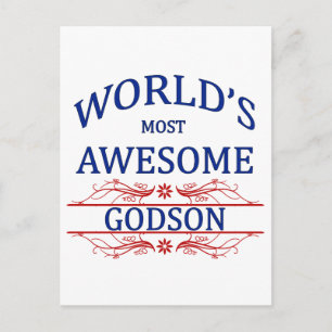 Postal El padrino más asombroso del mundo