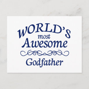 Postal El padrino más asombroso del mundo