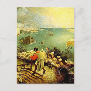 Postal El paisaje de Bruegel con la caída de Icarus - 155
