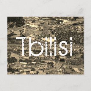 Postal El paisaje de la arquitectura de la ciudad de Tifl