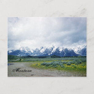 Postal El paisaje de las colinas de Montana Hermosa posta