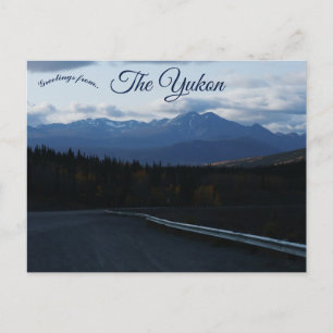 Postal El paisaje de Yukon