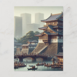 Postal El paisaje del Palacio Imperial de Tokio Viajes Ja