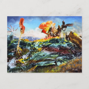 POSTAL EL PAISAJE FANTÁSTICO DE BOGOMIL