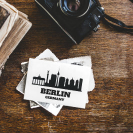 Postal El paisaje urbano de Berlín en Alemania