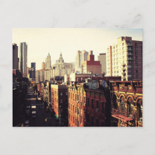 Postal El paisaje urbano de Chinatown