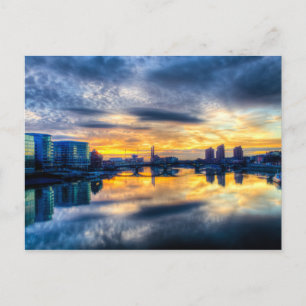 Postal El paisaje urbano de Londres desde el puente de Ch