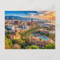 El paisaje urbano de Málaga España