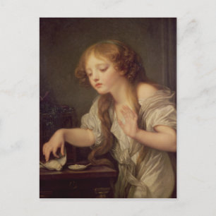 Postal El pájaro muerto