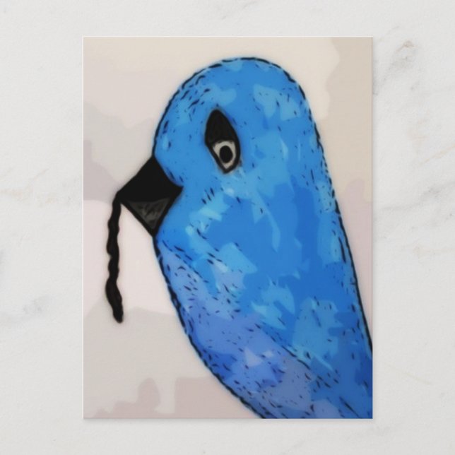 Postal El Pájaro Temprano Recibe El Gusano (Anverso)