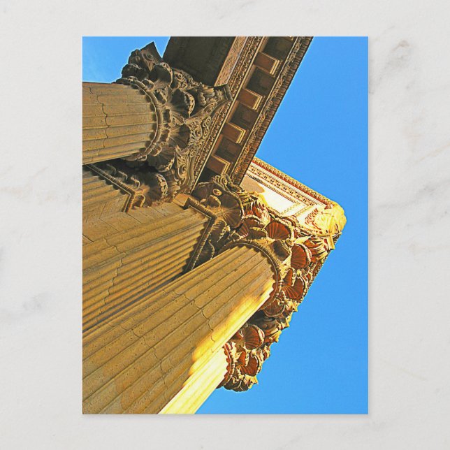 POSTAL EL PALACIO DE BELLOS ARTES (Anverso)