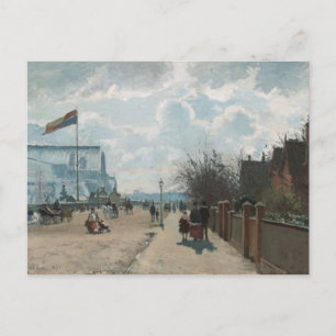 Postal El Palacio de Cristal ~ Camille Pissarro