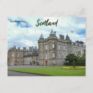 Postal El Palacio de Holyroodhouse Edimburgo Escocia
