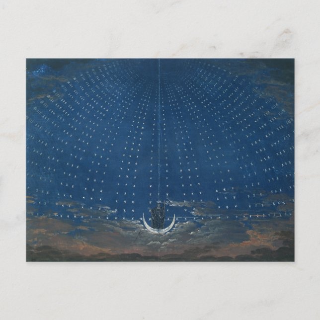 Postal El Palacio de la Reina de la Noche (Anverso)