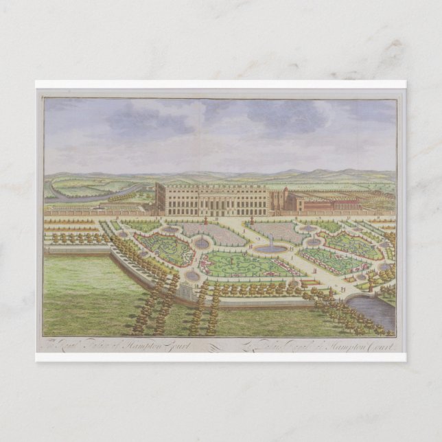 Postal El Palacio Real de la Corte Hampton, de "Survey of (Anverso)