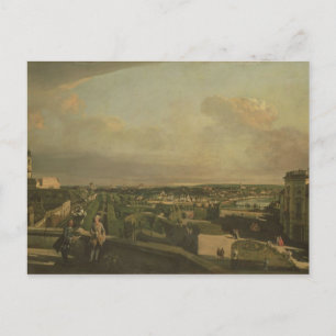 Postal El Palacio y Jardín Kaunitz, Viena, 1759/60