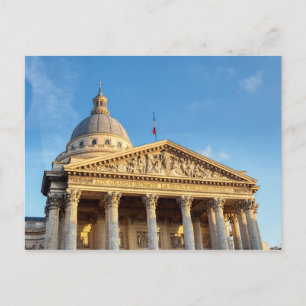 Postal El Panteón en París, Francia