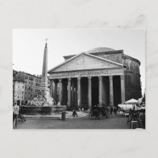 Postal El Panteón en Roma, Italia