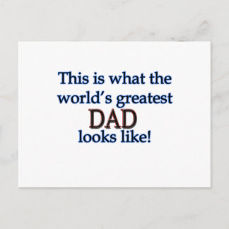 Postal El papá más grande del mundo