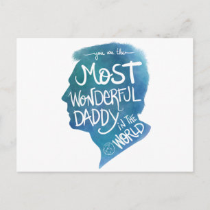 Postal El papá más maravilloso
