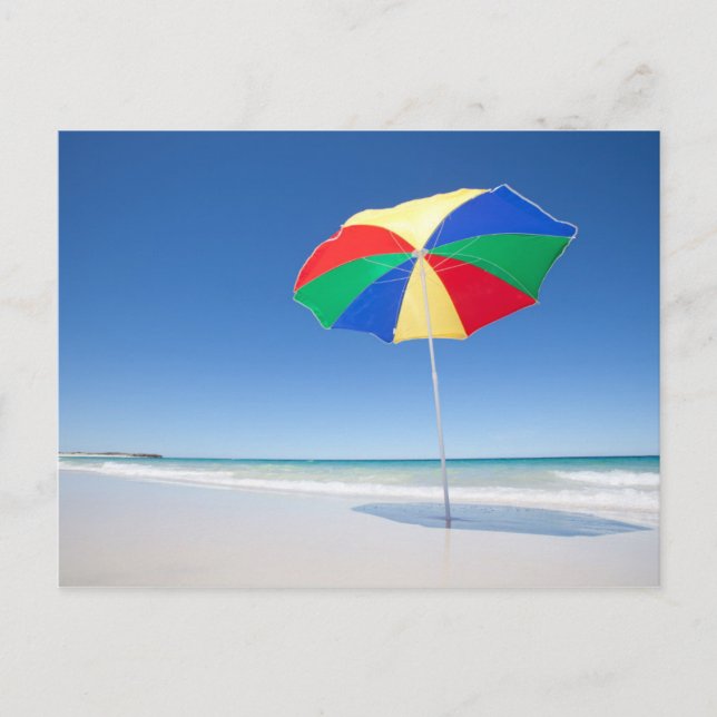Postal El Paraguas En La Playa | Australia (Anverso)