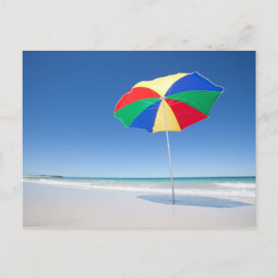 Postal El Paraguas En La Playa   Australia