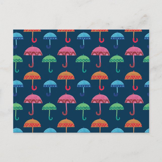 Postal El Paraguas Fancy (Anverso)