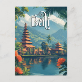 Postal El paraíso de Bali: el majestuoso Monte Meru
