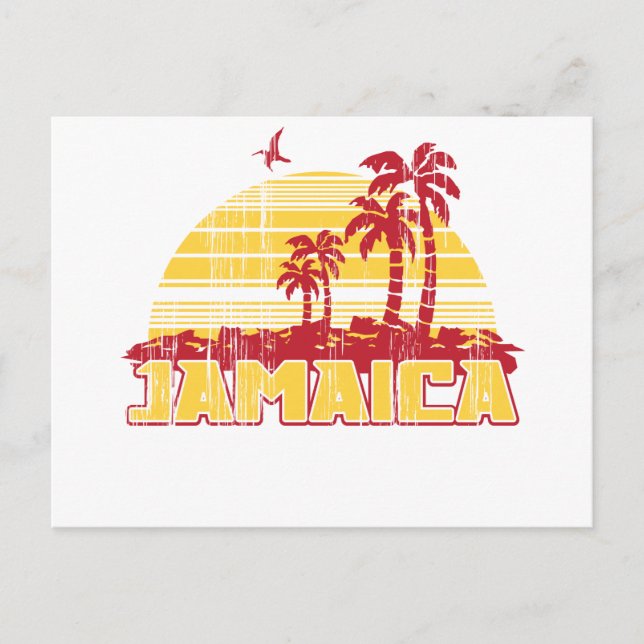 Postal El paraíso de Jamaica (Anverso)