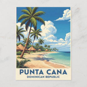 Postal El paraíso de la playa de Punta Cana