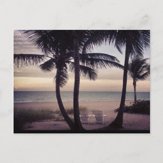 Postal El paraíso de los Beachcomber (Anverso)